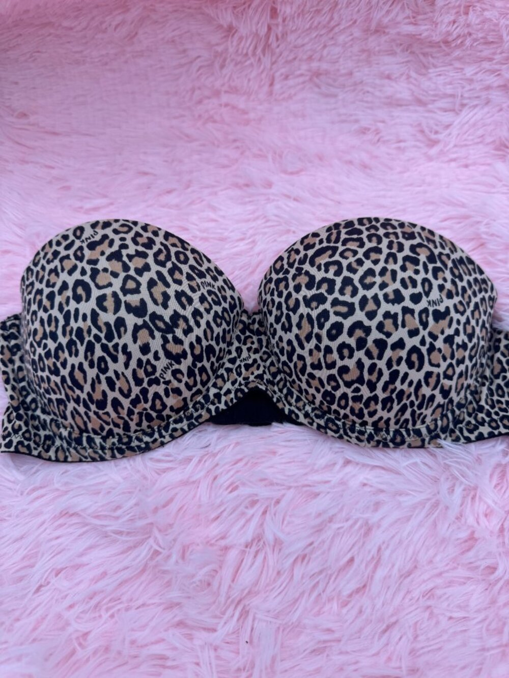 PINK Victoria's Secret Multi Bra Leopard Print